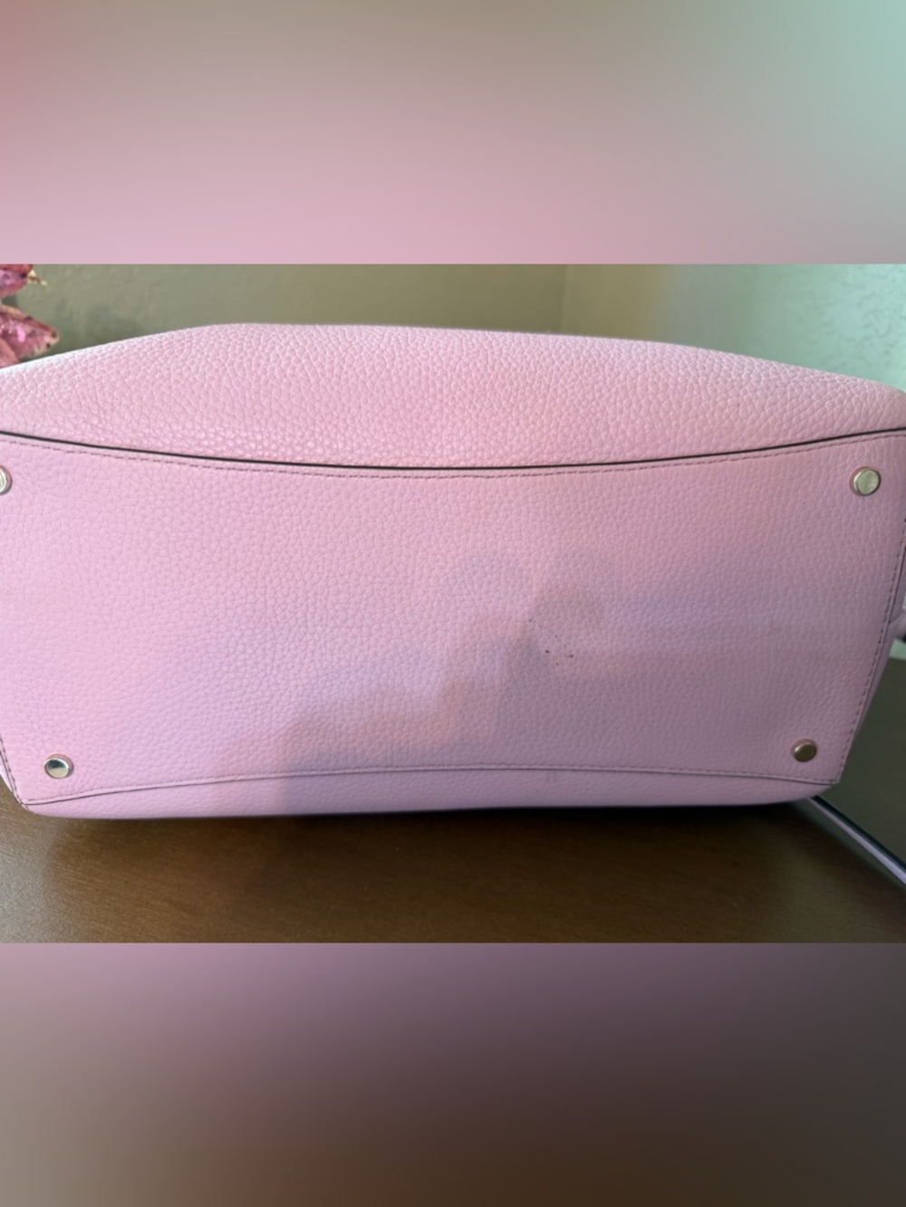 kate spade Lilac Pebbled Leather Satchel with Shoulder Strap - Picture 8 of 16
